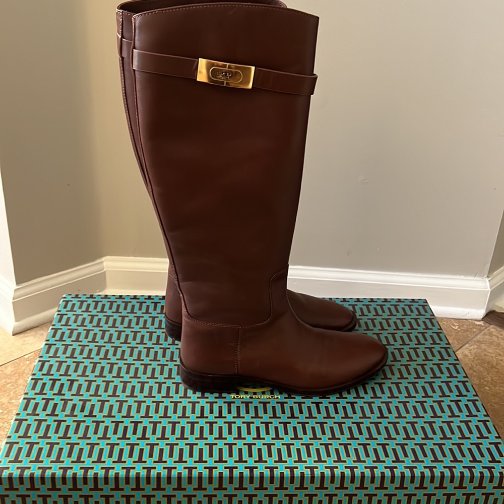 Tory Burch riding boots. Only worn twice.